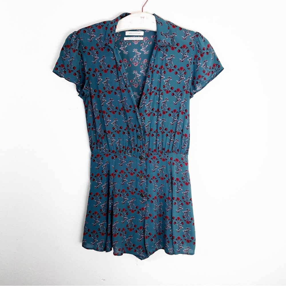 Floral Blue Jumpsuit